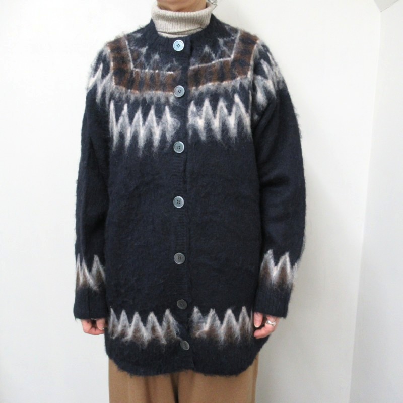 Vent d'oest フェアアイル柄カーディガン /NV系29